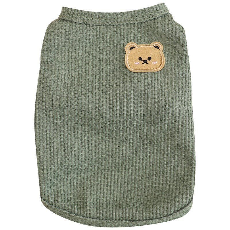 Cute Bear Knitted Style Dog Vest