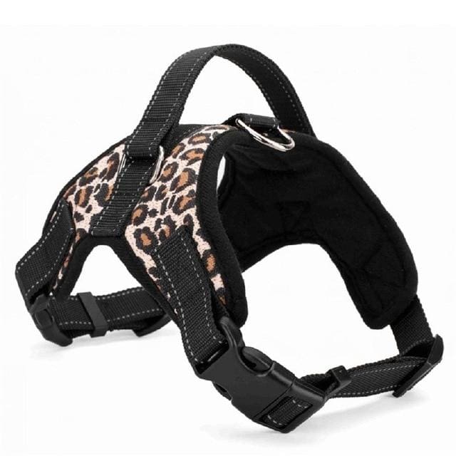 Heavy Duty Dog Harness - leopard / L - Pet accessories