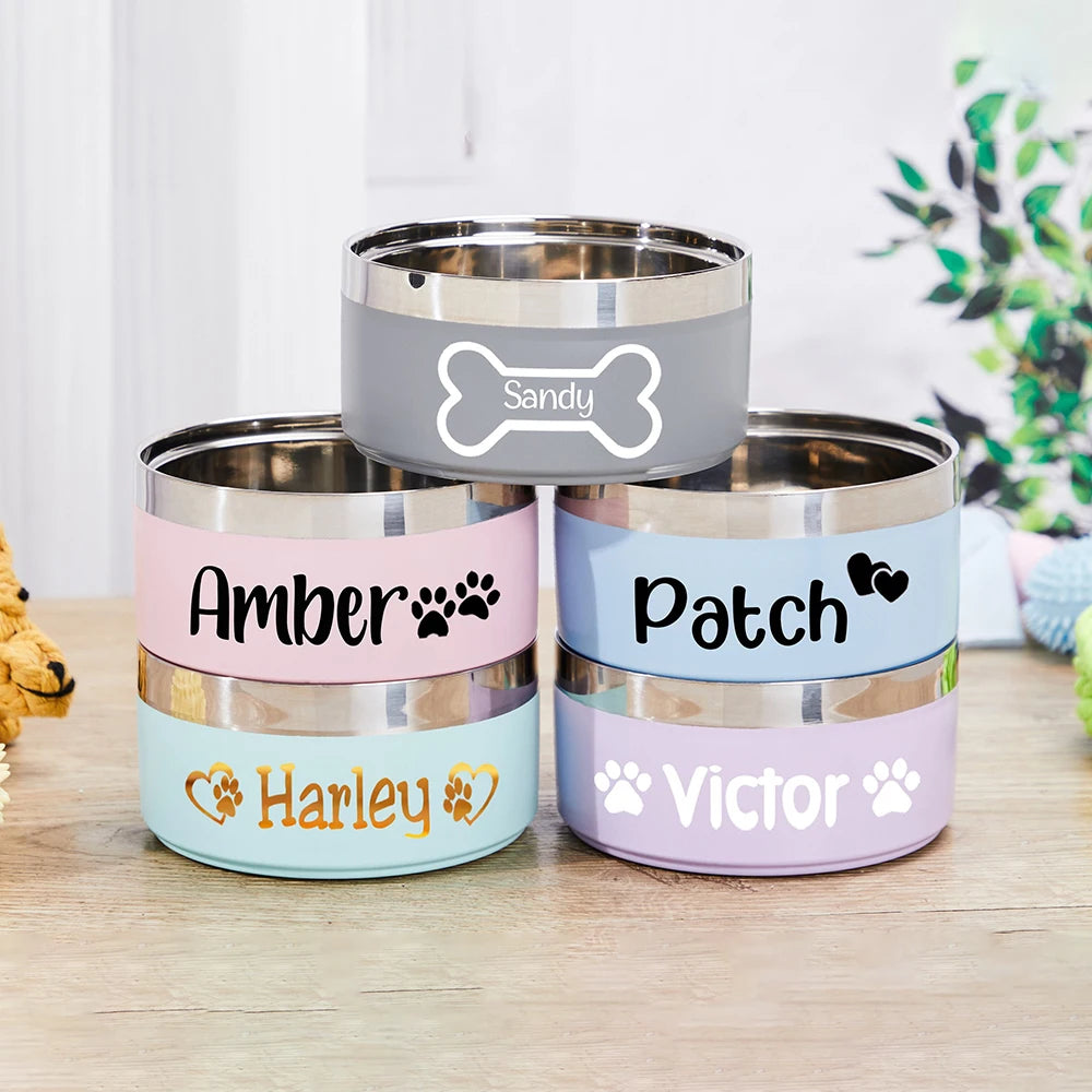 Personalised Dog or Cat Bowl – The Pampered Pet