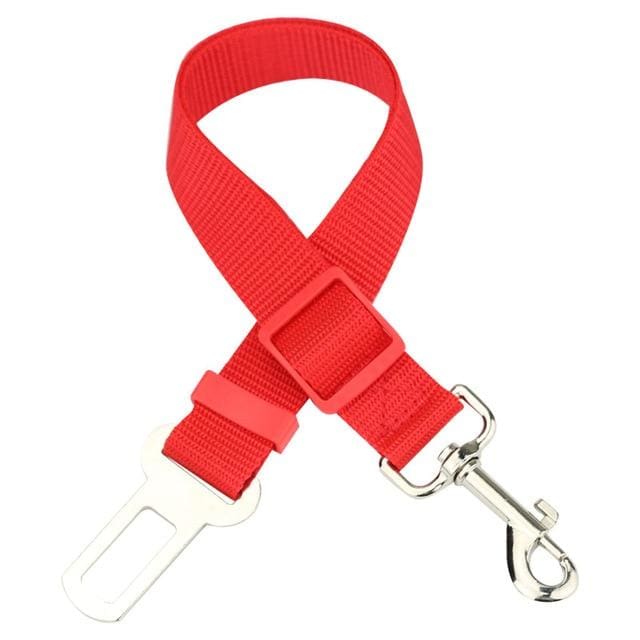 Dog Or Cat Car Seat Belt - SALE - FREE + SHIPPING - Red / 43-72 cm