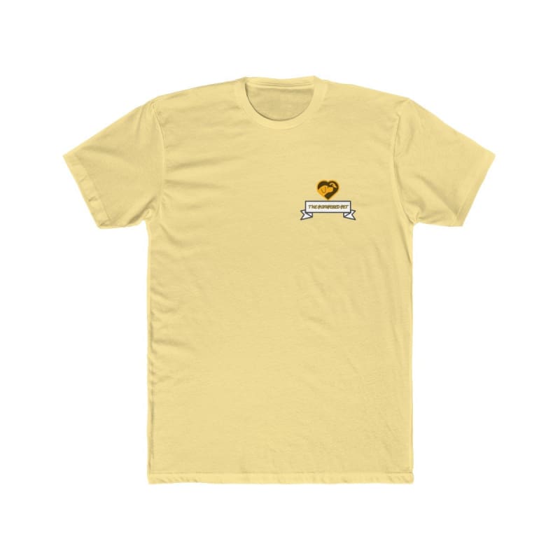 Mens Cotton Crew Tee - Solid Banana Cream / L - T-Shirt