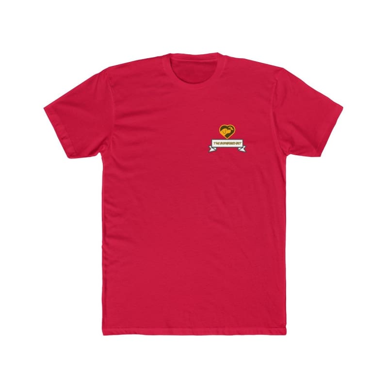 Mens Cotton Crew Tee - Solid Red / XS - T-Shirt