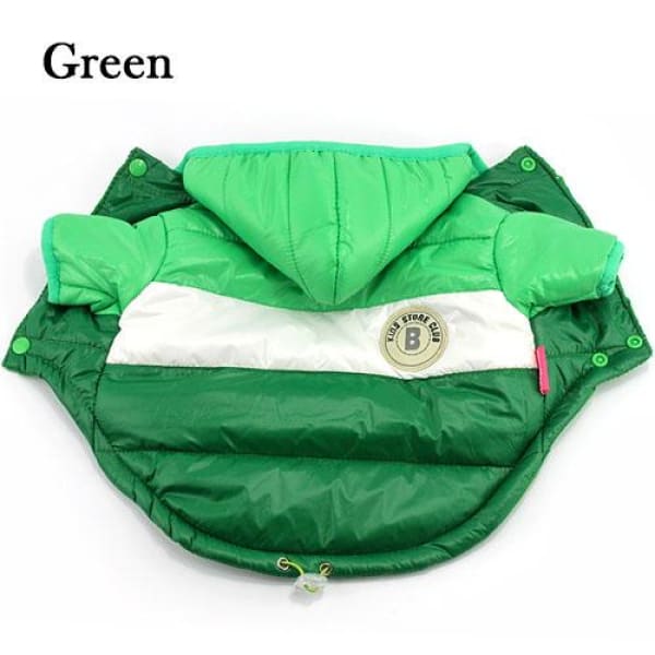 Stylish Puffy Jacket - Green / L - Jackets