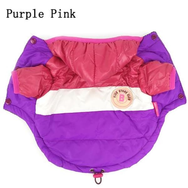 Stylish Puffy Jacket - Purple Pink / L - Jackets