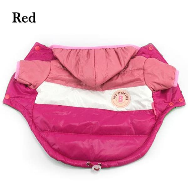 Stylish Puffy Jacket - Red / L - Jackets
