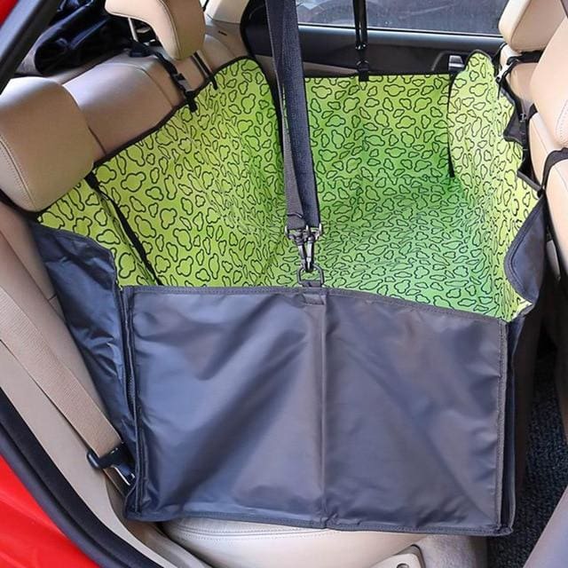 Waterproof Dog/Cat Car Seat Protector - Green Cloud / 130x 150x 38cm
